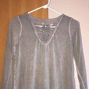 American Eagle strappy long sleeve